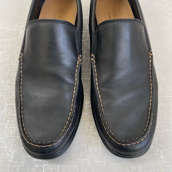 Cole Haan Men\'s Black Leather Driver Loafers Dress Comfort Shoes Size 10.5 M main image 11